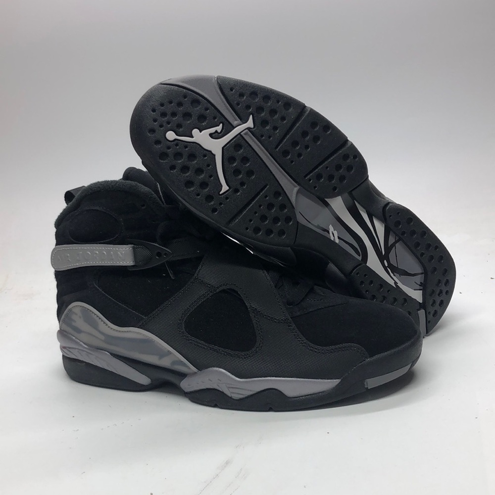 Mens Jordan 8 Black/Grey FD1334-001 NWOB